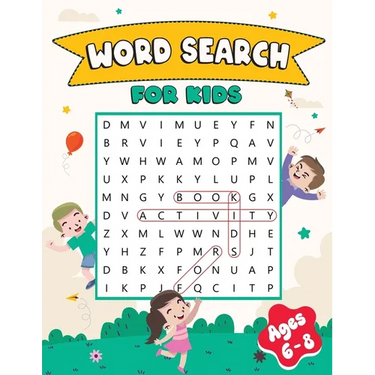 Word Search Book for Kids Ages 6-8: Activity Book for Children