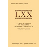 A Critical Edition of the Coptic (Bohairic) Pentateuch: Volume 1, Genesis