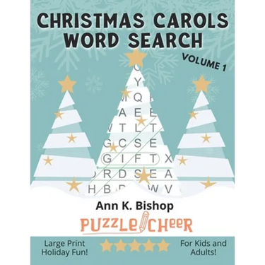 Christmas Carols Word Search, Vol 1: Large Print Holiday Puzzle Fun for Kids and Adults