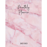 Montlhy Planner 2022-2023: Pink monthly planner to organize your day with mandala drawings