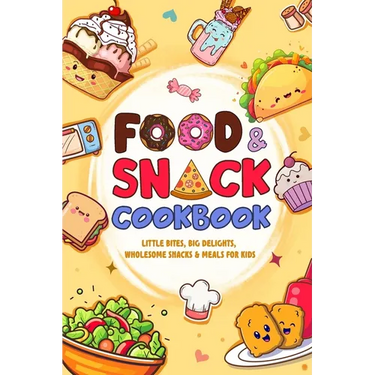 Food and Snack Cookbook: Little Bites, Big Delights, Wholesome Snacks & Meals for Kids