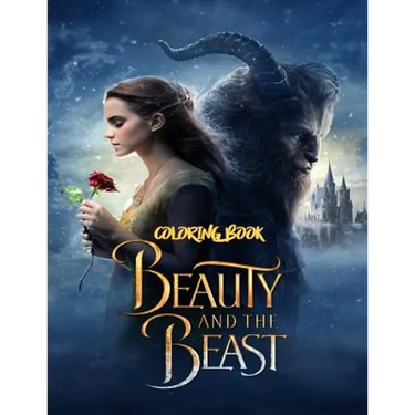 Beauty and the Beast Coloring Book: Coloring Book for Kids and Adults with Fun, Easy, and Relaxing Coloring Pages