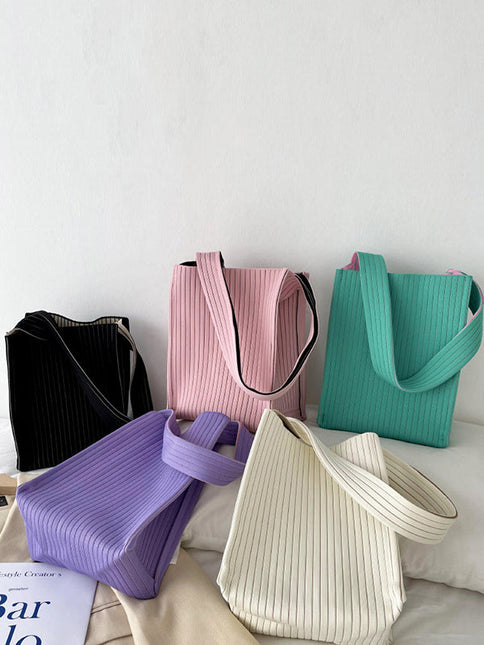 Simple Solid Color Canvas Tote Bags Accessories by migunica