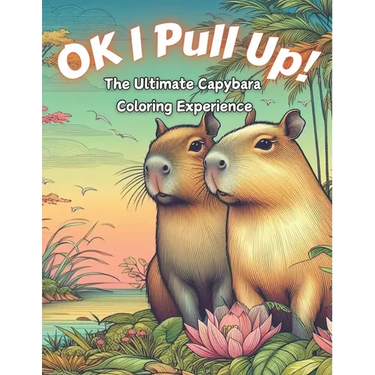 Ok I Pull Up! The Ultimate Capybara Coloring Experience: Journey into Relaxation with 60+ Exclusive Capybara Designs for Stress Relief and Mindful Col