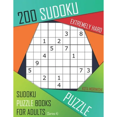 200 Sudoku Extremely Hard: Extremely Hard Sudoku Puzzle Books for Adults With Solutions
