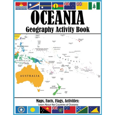 Oceania Geography Activity Book