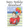 HAPPY BIRTHDAY GRANDSON! (Coloring Card): (Personalized Birthday Card for Boys!): Inspirational Birthday Messages & Images!