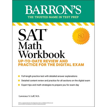 SAT Math Workbook: Up-To-Date Practice for the Digital Exam