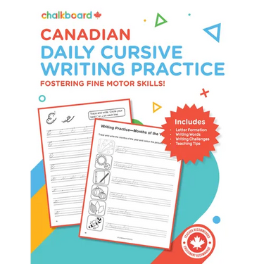 Canadian Daily Cursive Writing Practice 2-4