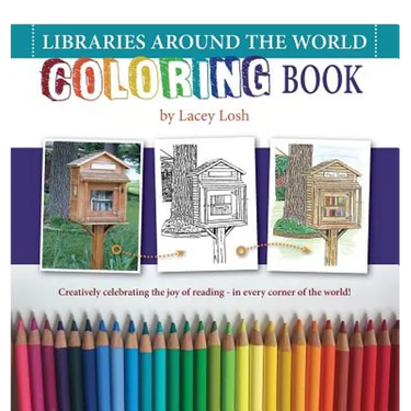 Libraries Around the World Coloring Book
