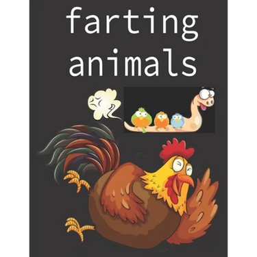 Farting animals: Funny Farting Animals Coloring Book.