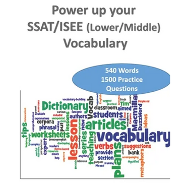 Power up your SSAT/ISEE (Lower/Middle) Vocabulary