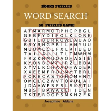 Books Puzzles Word Search 50 Puzzles Game: Large Print Word Find