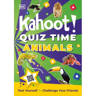Kahoot! Quiz Time Animals: 250 Trivia Questions (with Qr Codes Inside for 150 Interactive Bonus Questions) - Educational Kids Quiz Book