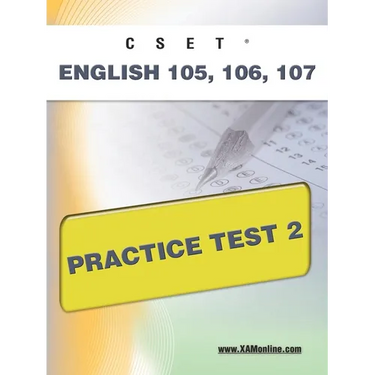 Cset English 105, 106 Practice Test 2