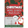 Christmas Word Search Puzzles: Seek and Find Word Circle Puzzle Book Holiday Seasonal Activity Book for Kids and Adults