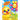 子供の塗り絵:可愛いかもちゃんと友達