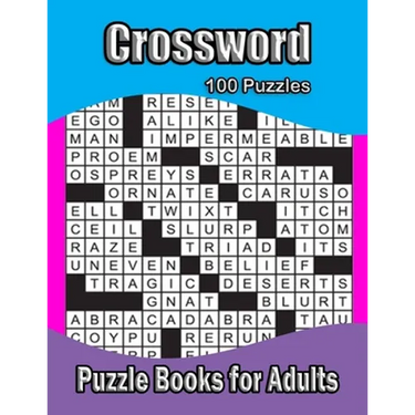 Crossword Puzzle Books for Adults: (Crossword Puzzle Books For Adults)