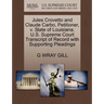 Jules Crovetto and Claude Carbo, Petitioner, V. State of Louisiana. U.S. Supreme Court Transcript of Record with Supporting Pleadings