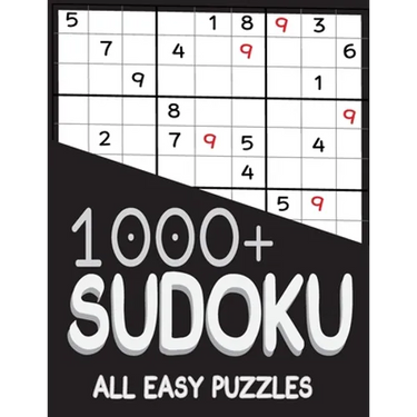 1000+ Sudoku All Easy Puzzles: Sudoku easy book, puzzles for adults 1000+