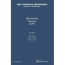 Electroactive Polymers (Eap): Volume 600