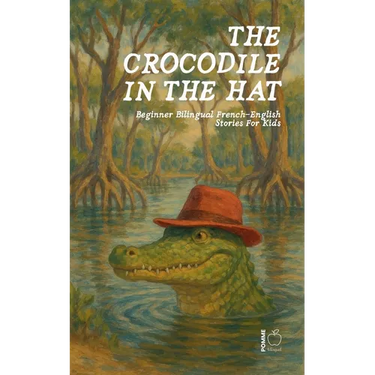 The Crocodile in the Hat: Beginner Bilingual French-English Stories For Kids