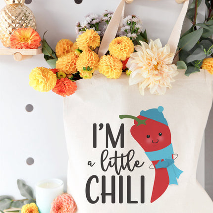 I'm A Little Chili Cotton Canvas Tote Bag by The Cotton & Canvas Co.