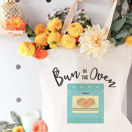Bun In The Oven Cotton Canvas Tote Bag by The Cotton & Canvas Co.