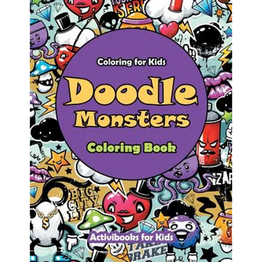 Doodle Monsters Coloring Book: Coloring for Kids