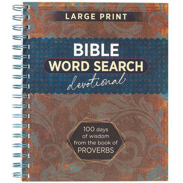 Bible Word Search Devotional: 100 Days of Wisdom from the Book of Proverbs