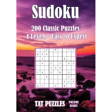 Sudoku 200 Classic Puzzles - Volume 8: 4 Levels - Easy to Expert