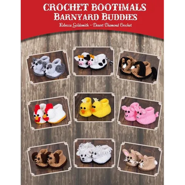 Crochet Bootimals - Barnyard Buddies: Adorable Animal Baby Booties