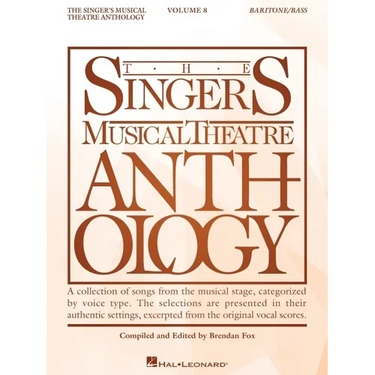 The Singer's Musical Theatre Anthology Volume 8: Baritone Book