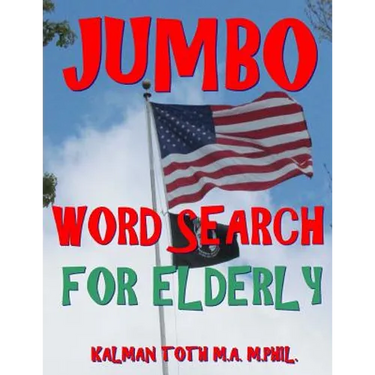 Jumbo Word Search for Elderly: 100 EXTRA LARGE PRINT Entertaining Memory Therapy Puzzles