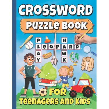 Crossword Puzzle Book For Teenagers And Kids: Perfect For Young People Aged 14-18