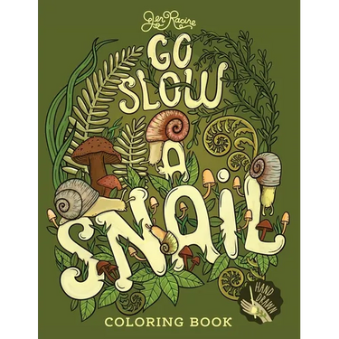 Go Slow: A Snail Coloring Book