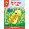 School Zone Tracing Trails Workbook with Stickers