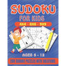Sudoku For Kids: 200 Sudoku Puzzles For Kids And Beginners Including 4x4, 6x6, 4x4 and 9x9, With Solutions .Gradually Introduce Children to Sudoku and