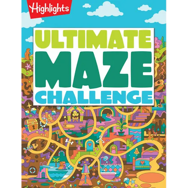 Ultimate Maze Challenge: Maze Activity Book for Kids with 144 Pages of Maze Puzzles & Games, Progressive Difficulty Seek-And-Find Brain Challenges for