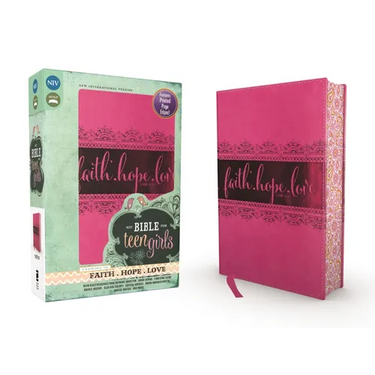 Bible for Teen Girls-NIV: Growing in Faith, Hope, and Love