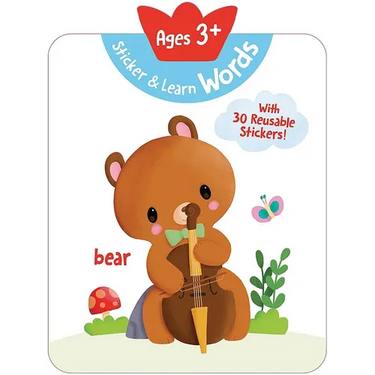 Sticker & Learn Words (Ages 3+): With 30 Reusable Stickers