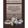 Hall (Frank) V. Inmates of Suffolk County Jail U.S. Supreme Court Transcript of Record with Supporting Pleadings