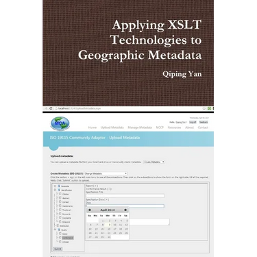 Applying XSLT Technologies to Geographic Metadata