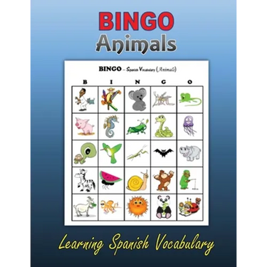 Bingo: Animals (Learning Spanish Vocabulary)