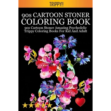 90s Cartoon Stoner Coloring Book