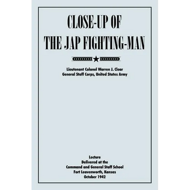 Close-Up of the Jap Fighting Man