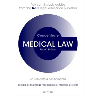 Medical Law Concentrate: Law Revision and Study Guide