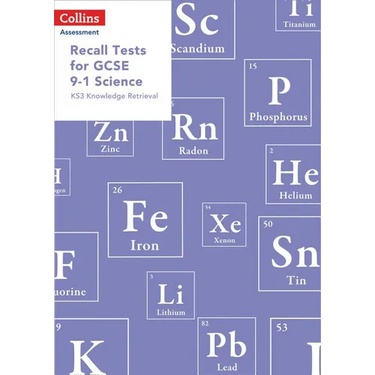 Recall Tests for GCSE 9-1 Science: KS3 knowledge retrieval