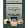 Schrijver V. Sutherland U.S. Supreme Court Transcript of Record with Supporting Pleadings