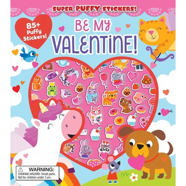 Super Puffy Stickers! Be My Valentine!